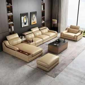Stylish Italian Genuine Leather Sofa