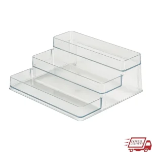 3 Tier Clear Cabinet Organizer