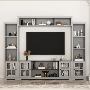 FUFU&GAGA Modern TV Stand for up to 66" TVs